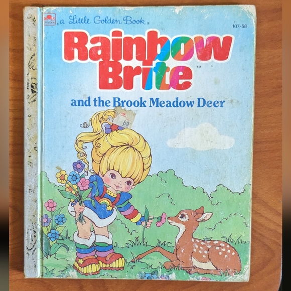 Rainbow Brite & The Brook Meadow Deer 1984 Little Golden Book - Picture 1 of 3